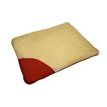 картинка Матрац "Аквастоп" двухцветный со съемным чехлом №3 100*80 бежевый/красный (763131)
