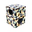 Комплекс Куб 2 уровня мех с рисунком "Скандинавия" 42*42*55 см (84152)